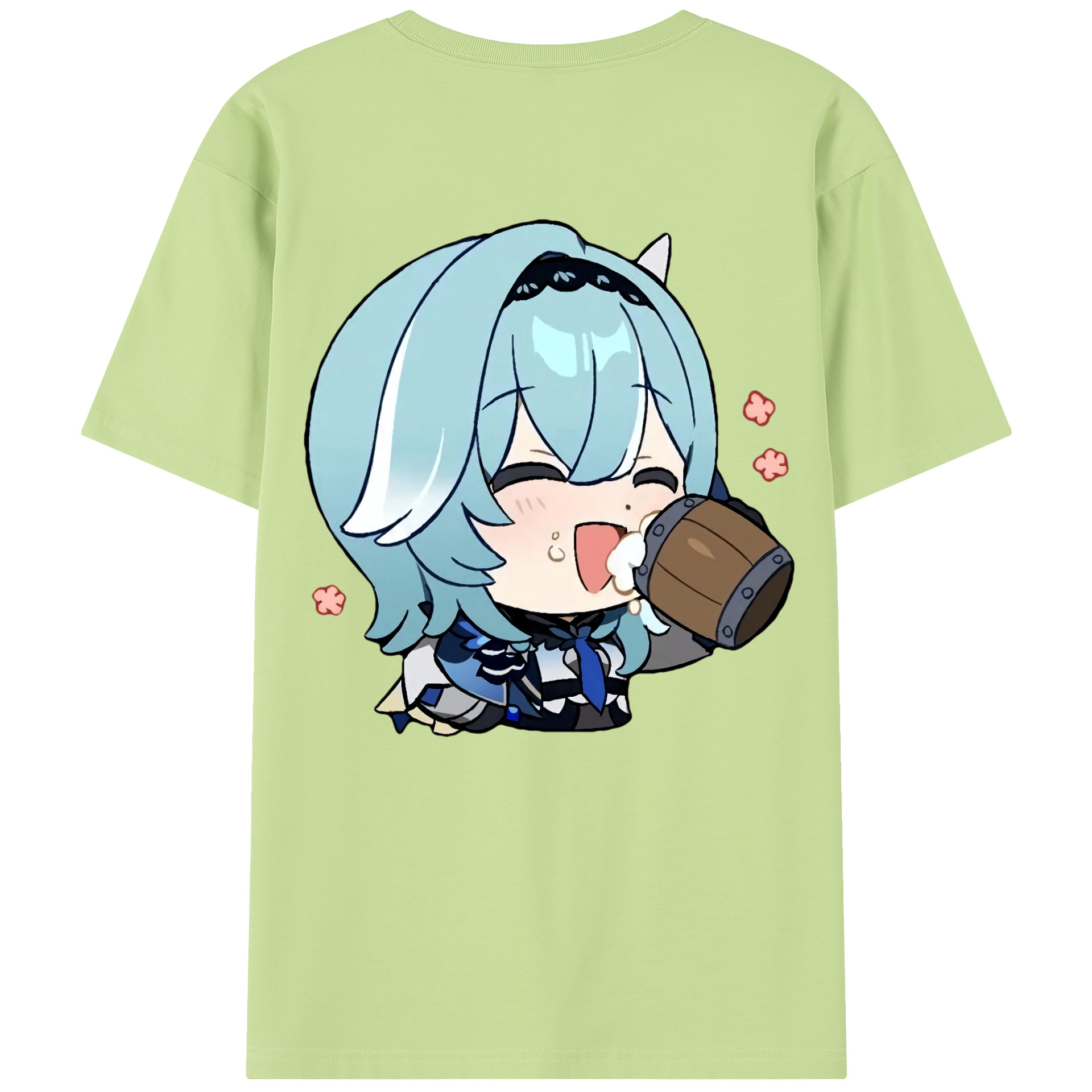 げんし神 优菈 ゆうら genshin Yūra 綿100％半袖Tシャツ（背面プリント）
